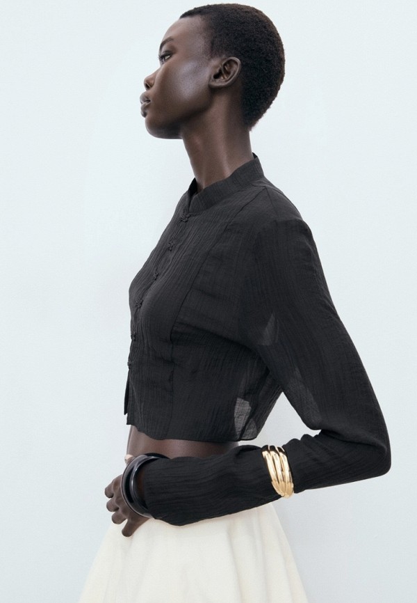 Mango Блуза - MANDARIN - фото 2