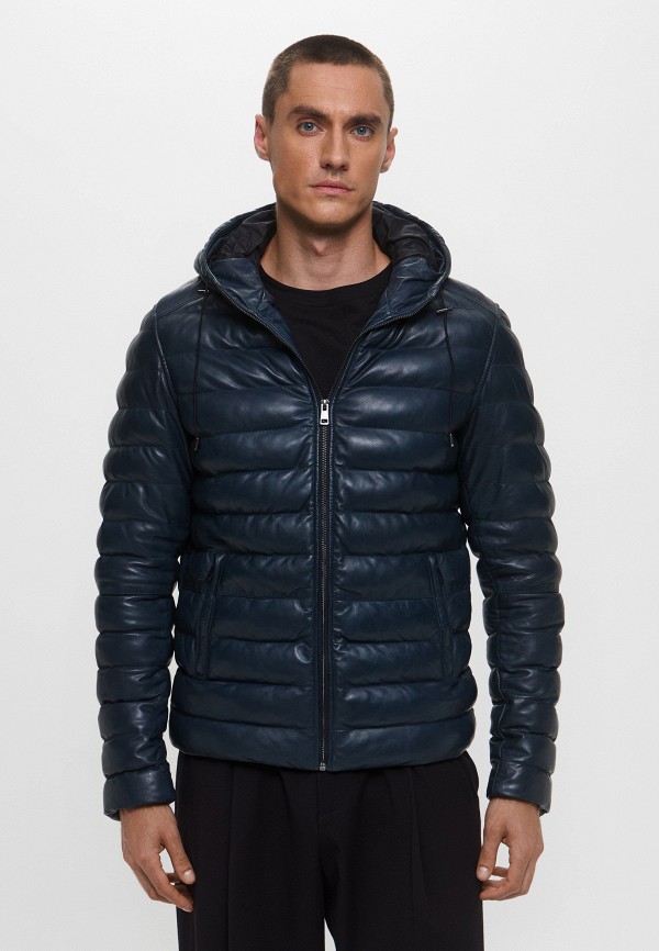 Serge Pariente Куртка кожаная утепленная - фото 1
