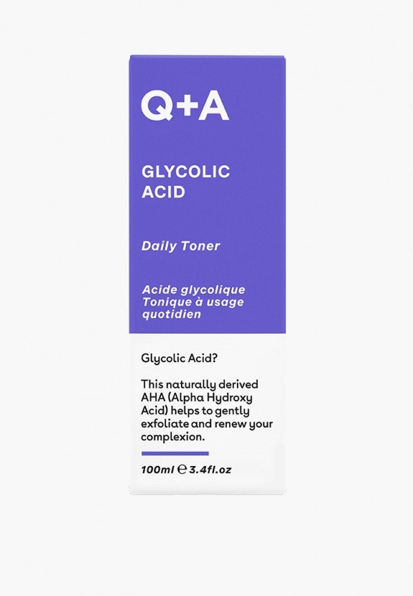 Q+A Тоник для лица - отшелушивающий, с гликолевой кислотой - фото 2