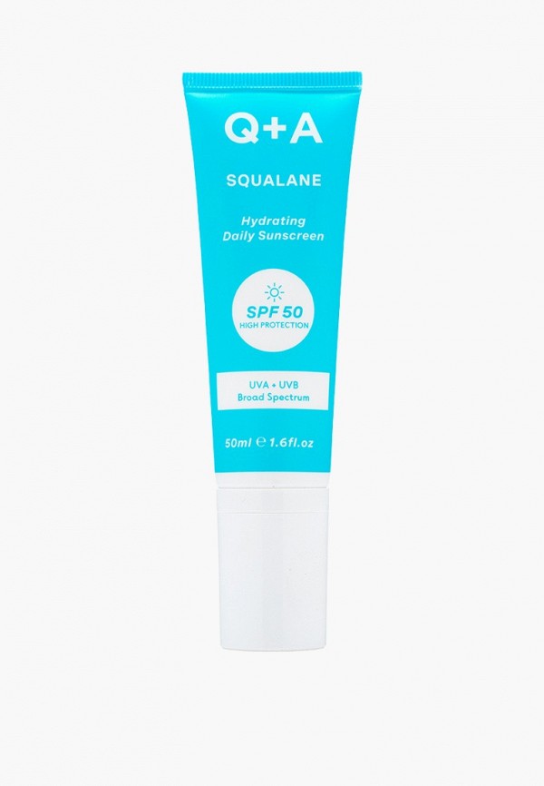 Q+A Крем для лица солнцезащитный - увлажняющий, со скваланом - фото 1