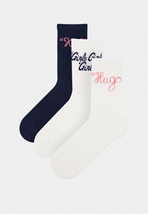 Hugo Носки 3 пары - 3P QS SLOGAN CC W - фото 1