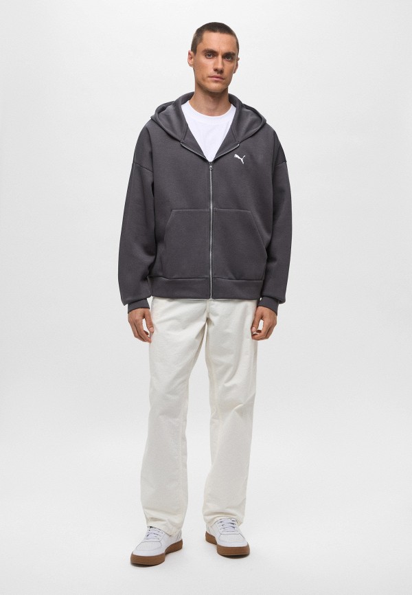 PUMA Толстовка - WARDROBE ESS Boxy Full-Zip Hoodie DK - фото 2