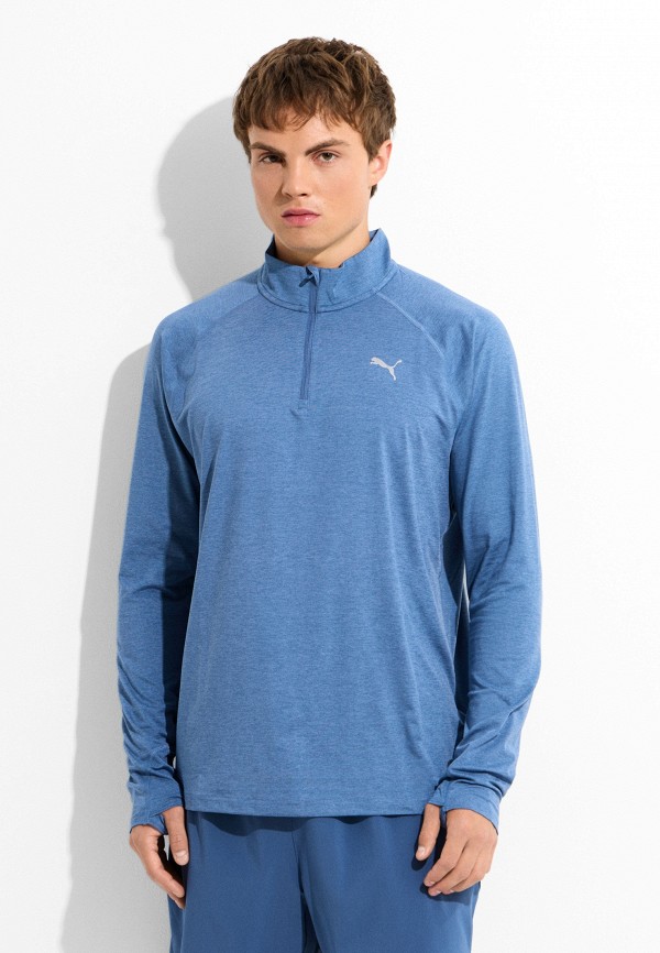 PUMA Лонгслив спортивный - M RUN Vel CLOUDSPUN 1/4 ZIP - фото 1