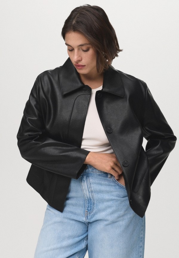 Mango Куртка кожаная - SABINA - фото 6