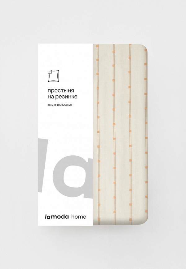 Lamoda Home Простыня Евро - 180х200х25, Перкаль - фото 4