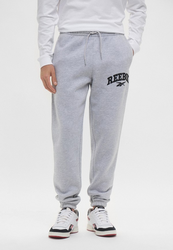 Reebok Брюки спортивные - LIGHT GREY MARL - фото 1