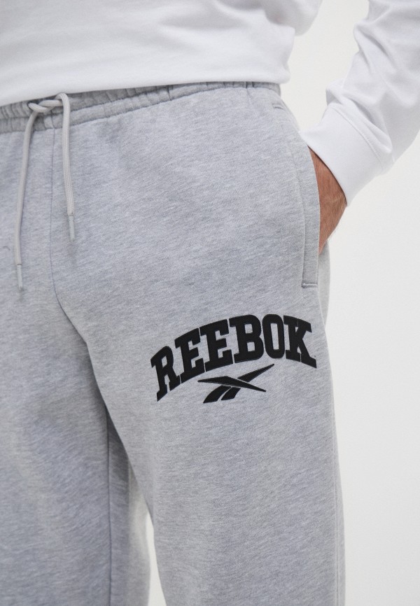 Reebok Брюки спортивные - LIGHT GREY MARL - фото 5