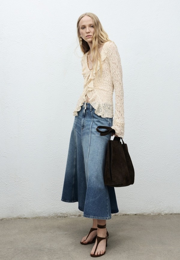 Mango Юбка джинсовая - ALICE - фото 2