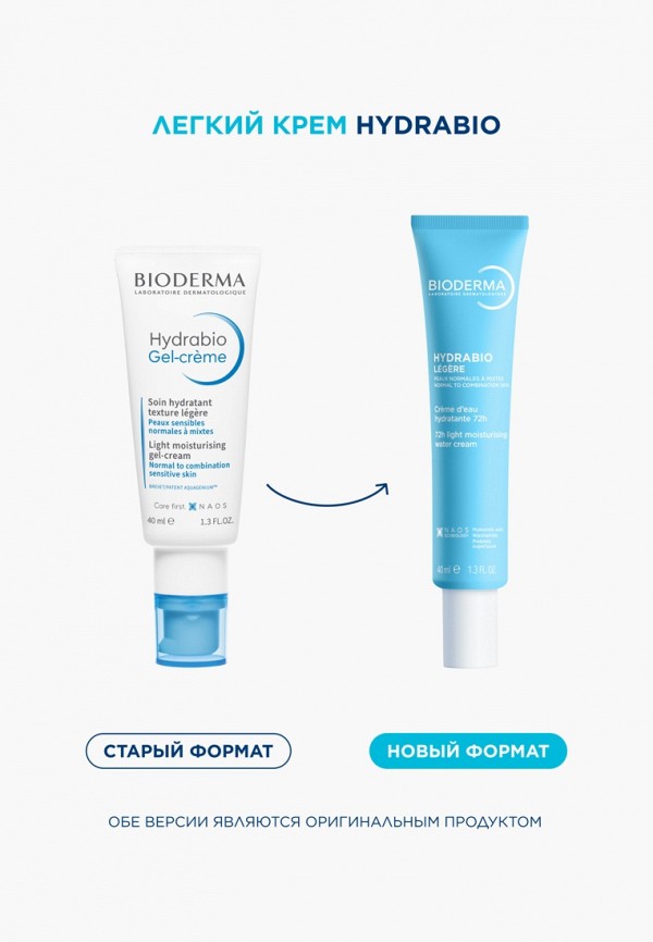 Bioderma Крем для лица - увлажняющий для нормальной и комбинированной кожи - фото 3