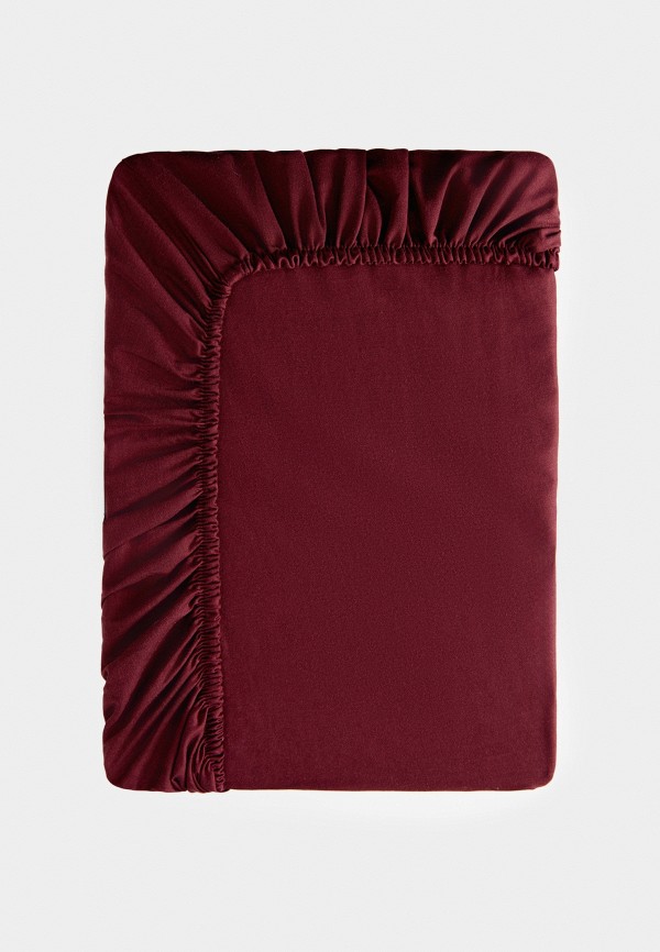 Lamoda Home Простыня Евро - 180х200х25 см, Сатин - фото 1