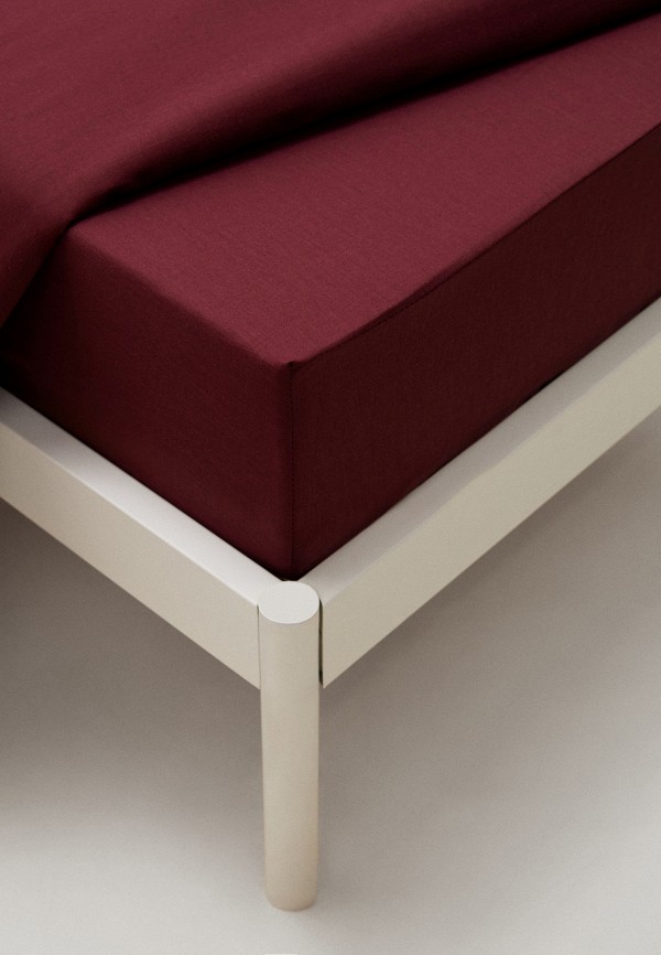 Lamoda Home Простыня Евро - 180х200х25 см, Сатин - фото 2