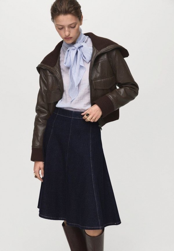 Mango Юбка джинсовая - LUNA - фото 5