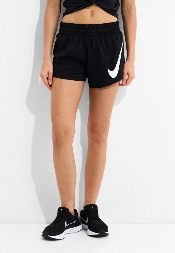 Nike Шорты спортивные - W NK ONE SWSH HBR DF MR 3IN BR - фото 1