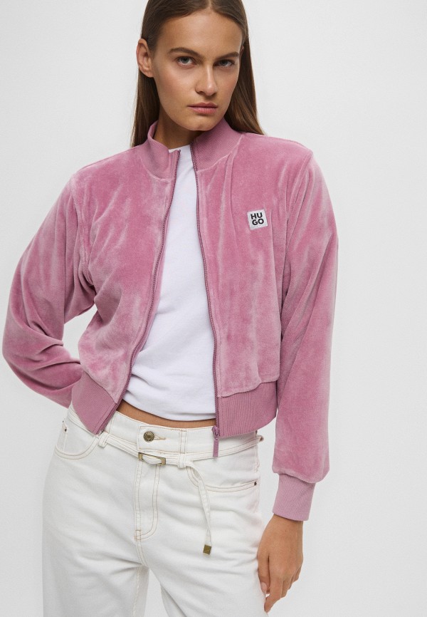 Hugo Олимпийка - VELVET zip jacket - фото 4