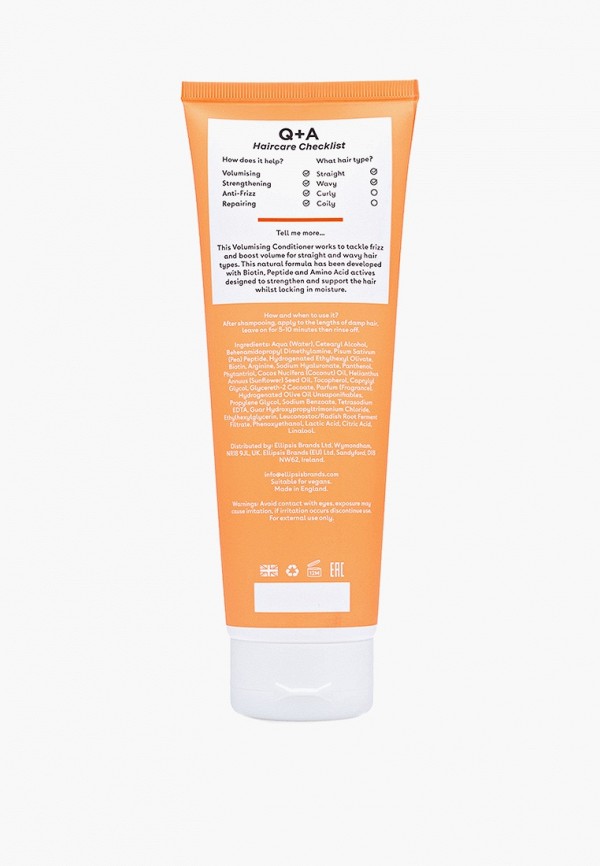 Q+A Кондиционер для волос - укрепляющий, для объема - фото 2