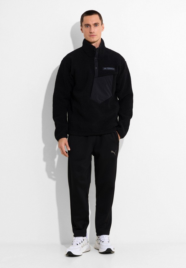 Олимпийка adidas XPL PILE SNAP, цвет: черный, RTLAEP899201