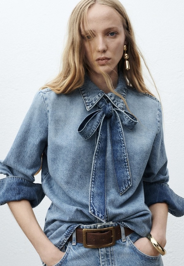 Mango Рубашка джинсовая - LANA - фото 2