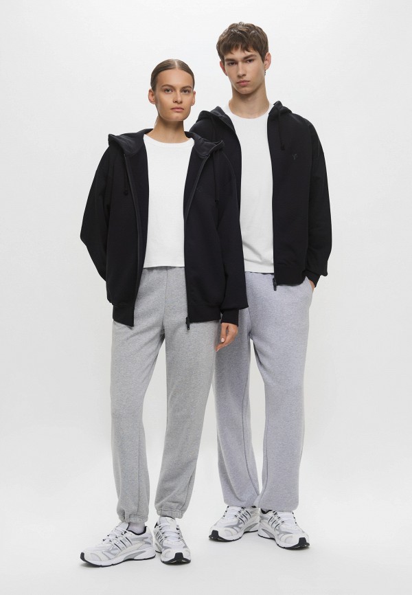 Толстовка adidas Y-3 Y-3 BRUSHED TERRY ZIP HOODIE, цвет: черный