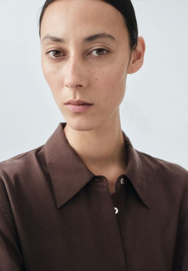 Mango Блуза - WOOD - фото 4