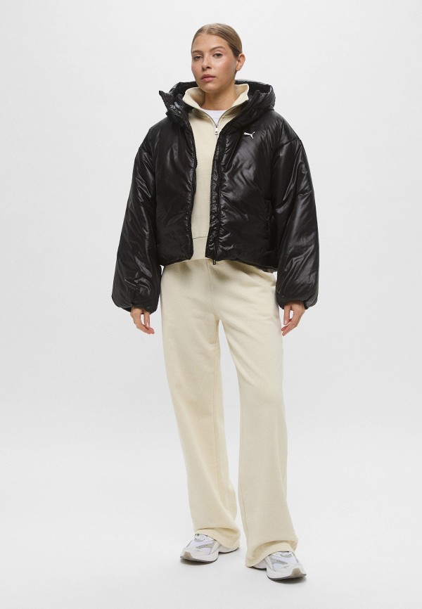 PUMA Куртка утепленная - WARDROBE ESS Shiny Hooded Padded Jacket - фото 2