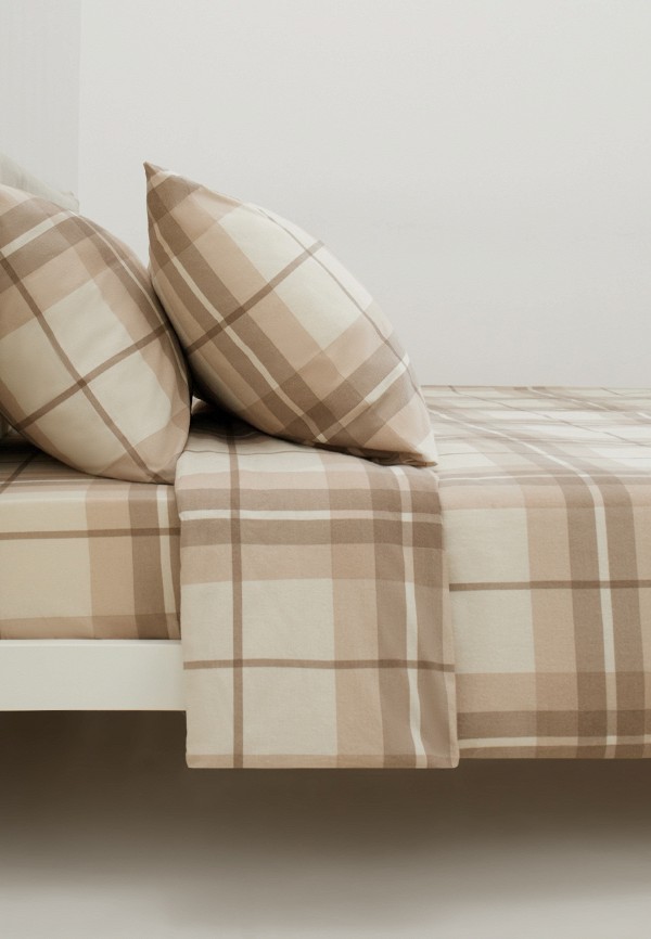 Lamoda Home Постельное белье Евро - без простыни, Чесаный хлопок - фото 5