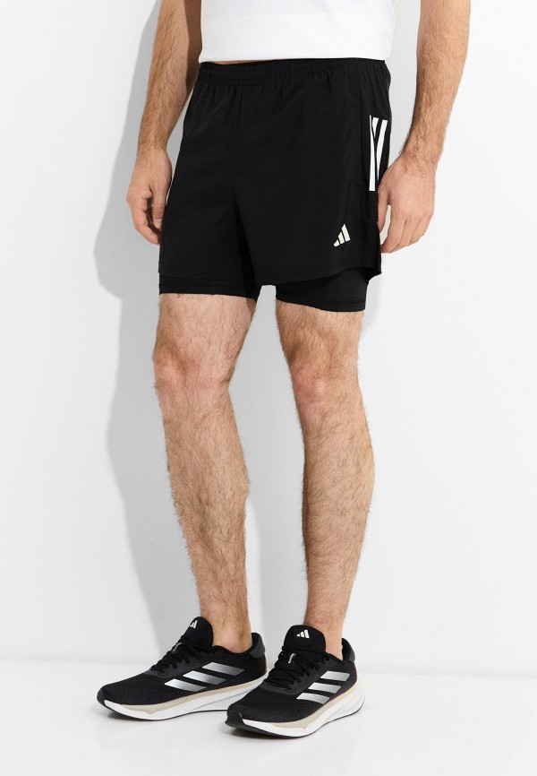 Шорты спортивные adidas OTR B 2in1 PS M, цвет: черный