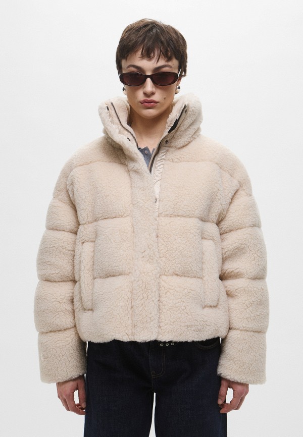 Куртка меховая Weekend Max Mara ALFREDO, цвет: бежевый