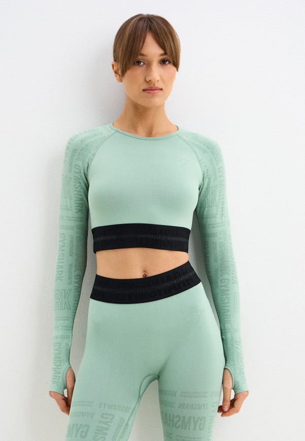Gymshark Лонгслив спортивный - VISION LONG SLEEVE CROP TOP - фото 1