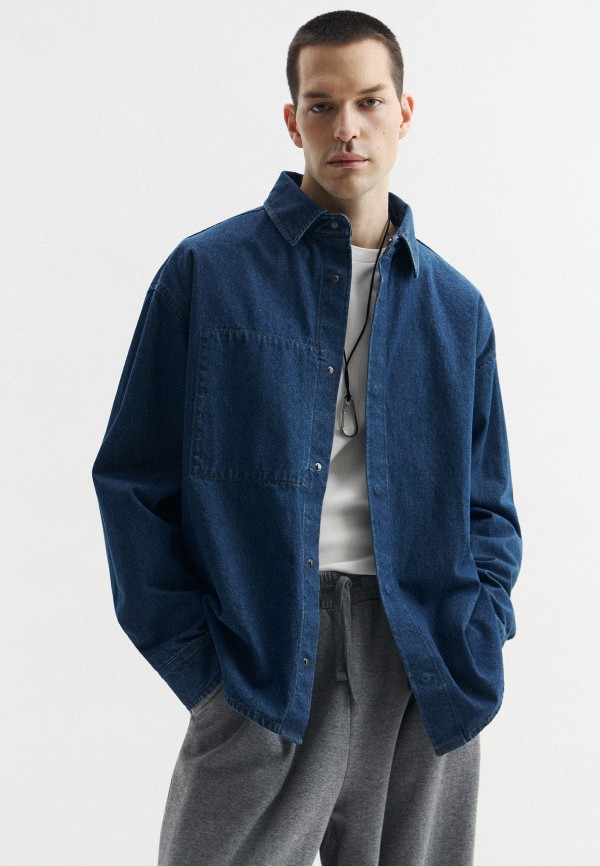 Mademan Рубашка джинсовая - фото 1