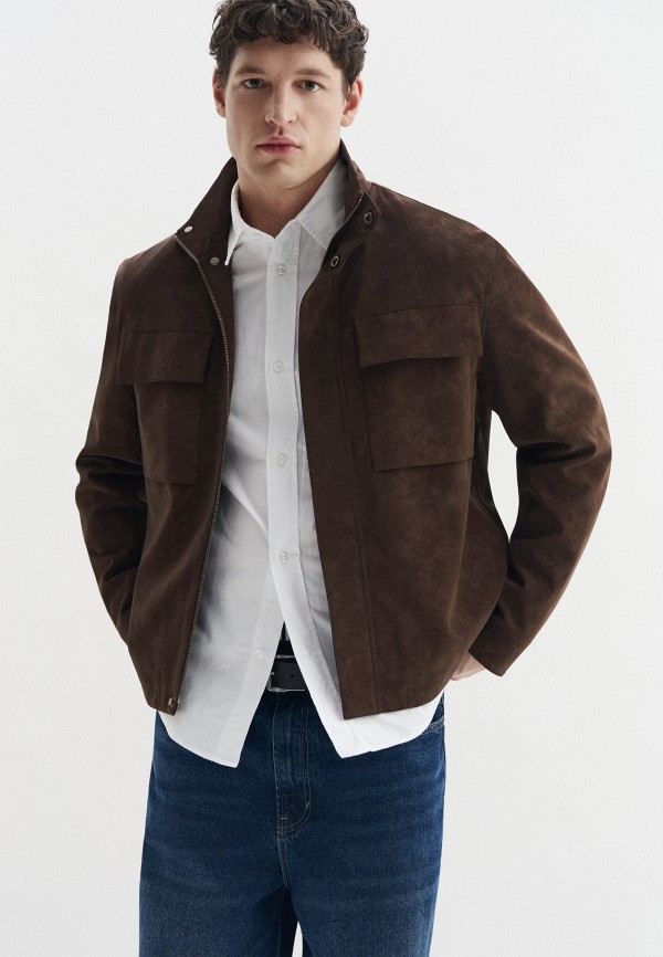 Mademan Куртка кожаная - фото 1