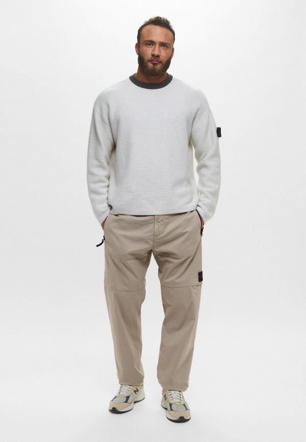 Джемпер Stone Island, цвет: белый, RTLAES367001 — купить в