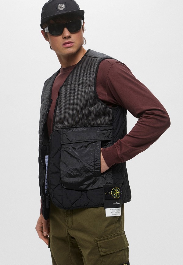 Stone Island Жилет стеганый - фото 4