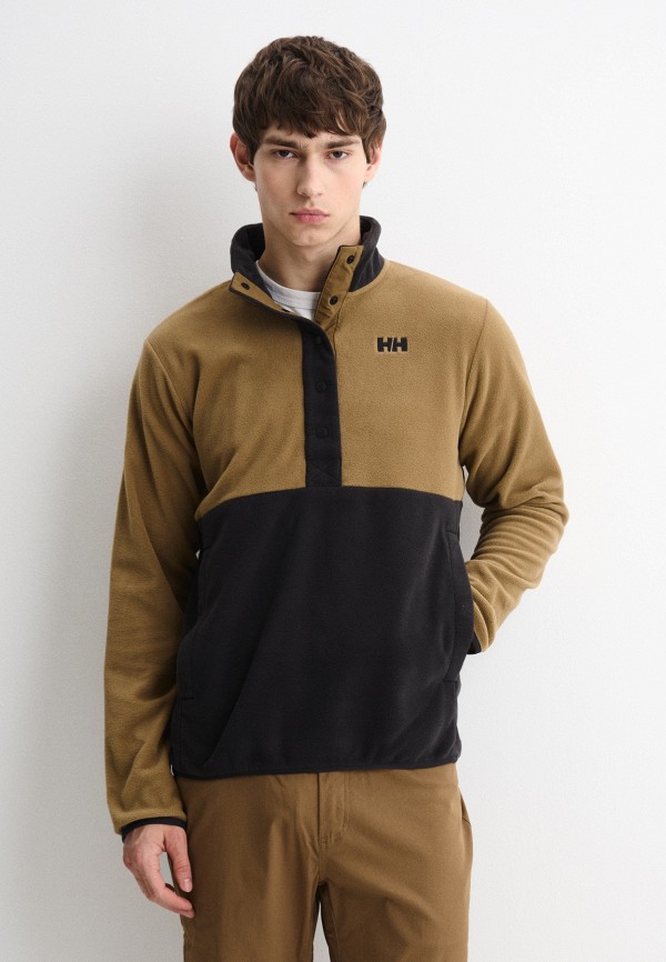 Олимпийка Helly Hansen DAYBREAKER SNAP PULLOVER, цвет: коричневый