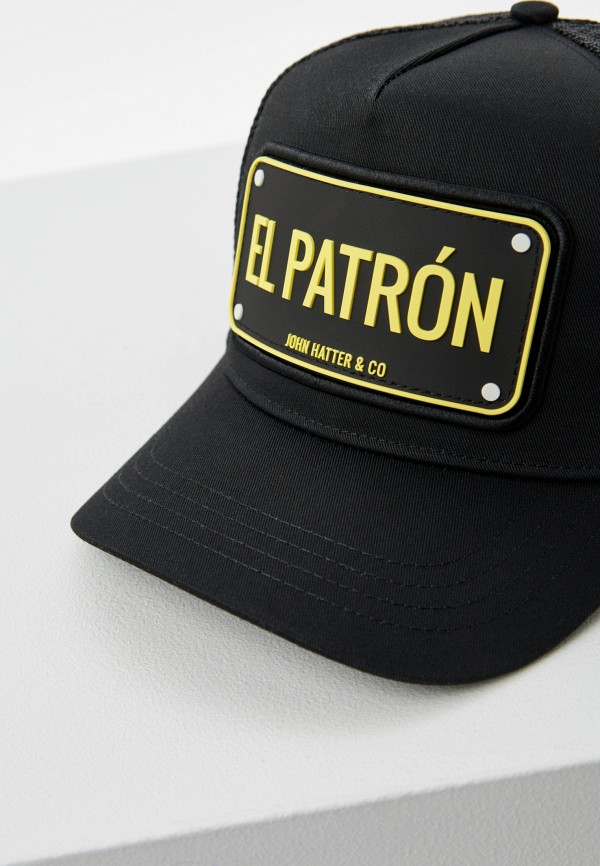 John Hatter & Co Бейсболка - EL PATRON BLACK - фото 2