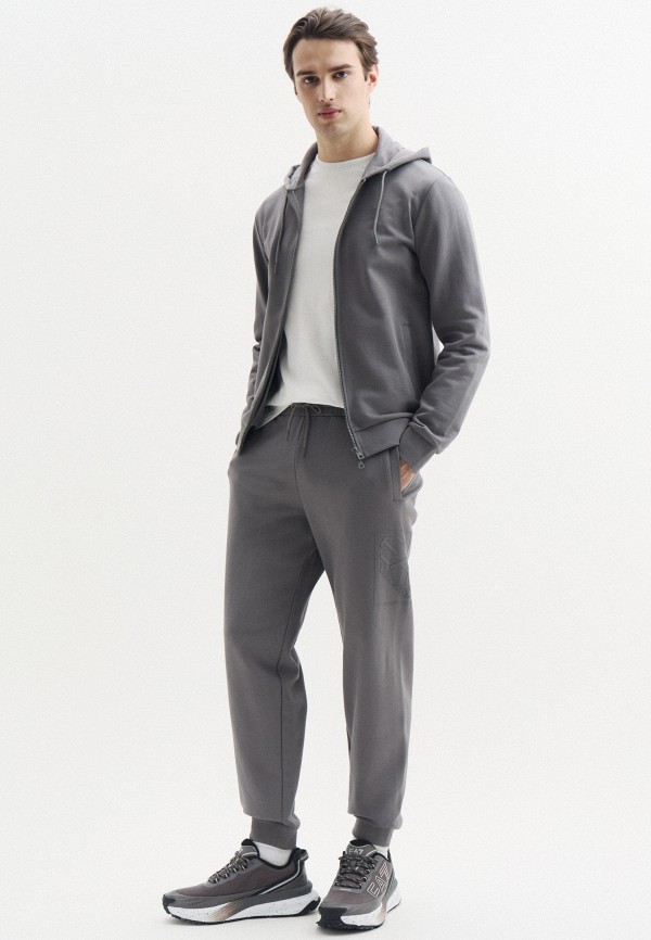 EA7 Толстовка - TRAIN LOGO SERIES M OVERSIZE  LOGO HOODIE FZ COFT - фото 2