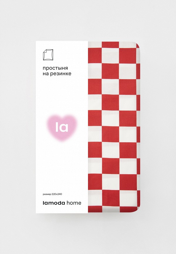Lamoda Home Простыня Евро - 220х240 см, Перкаль - фото 4