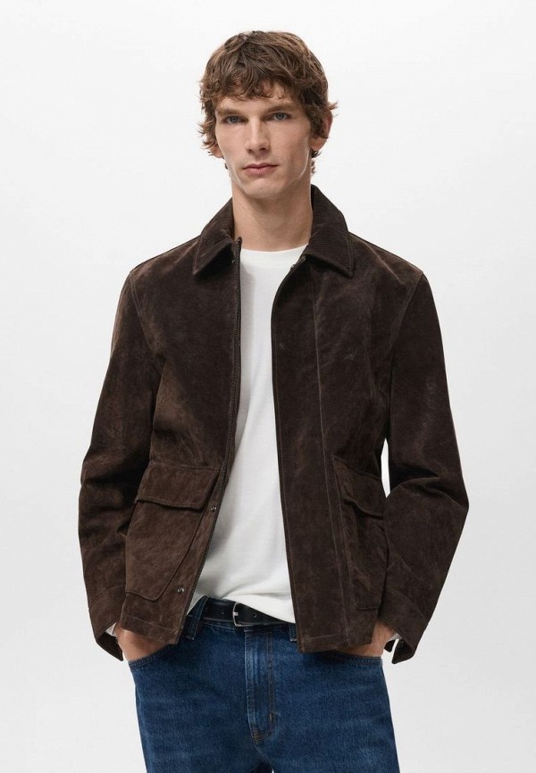 Mango Man Куртка кожаная - KIL - фото 1