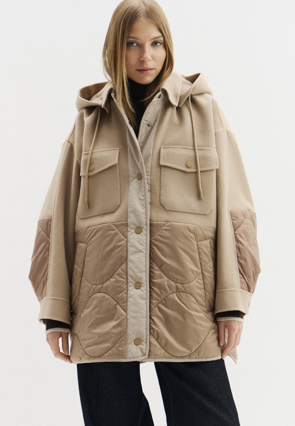 ジャケット・アウター 25FW Max Mara BREDA1234 IT40 Куртка утепленная Weekend Max Mara WKDOSSOLA, цвет: бежевый