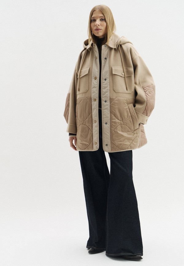 ジャケット・アウター 25FW Max Mara BREDA1234 IT40 Куртка утепленная Weekend Max Mara WKDOSSOLA, цвет: бежевый