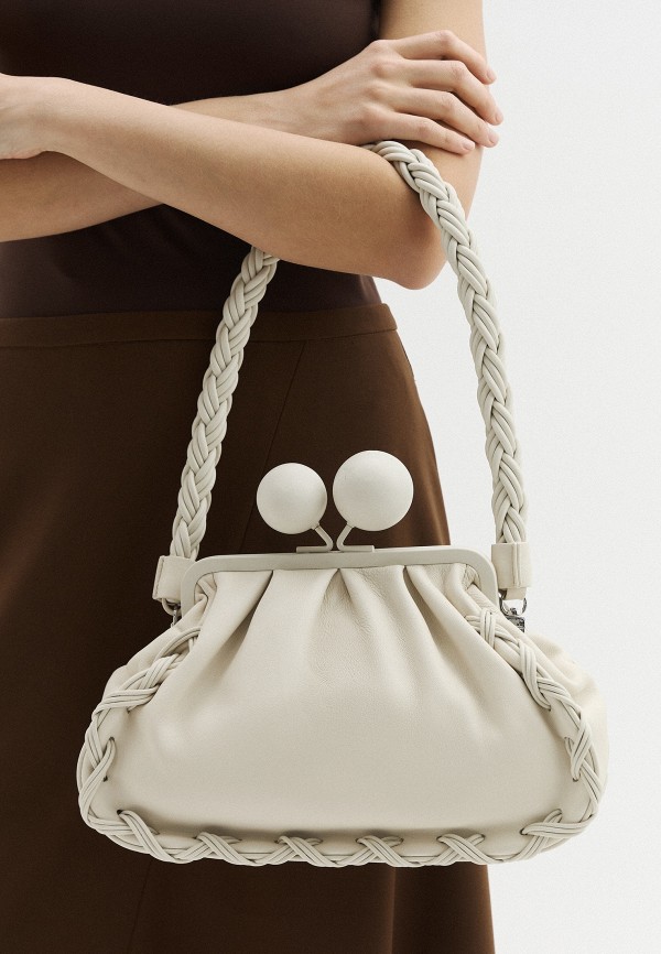 Сумка Weekend Max Mara WKALECITO, цвет: молочный, RTLAEW161001