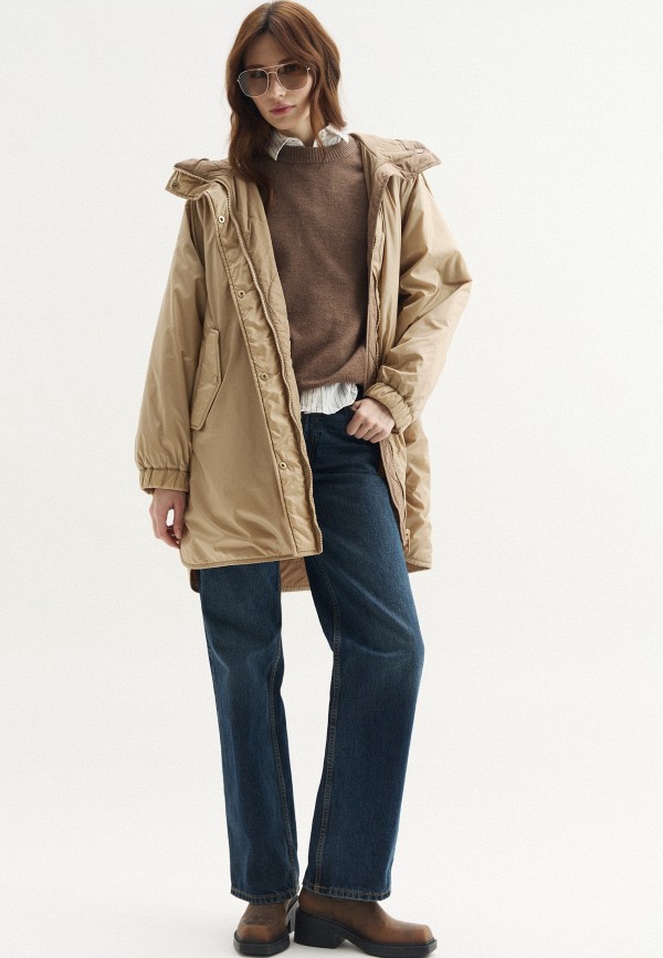 Куртка утепленная Weekend Max Mara WKDVERANDA, цвет: бежевый