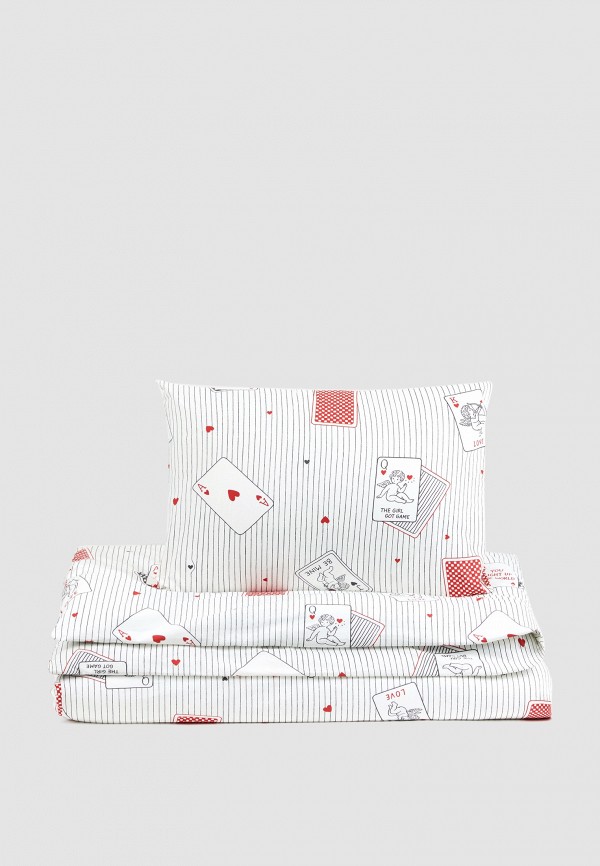 Lamoda Home Постельное белье 1,5-спальное - без простыни, Перкаль - фото 1