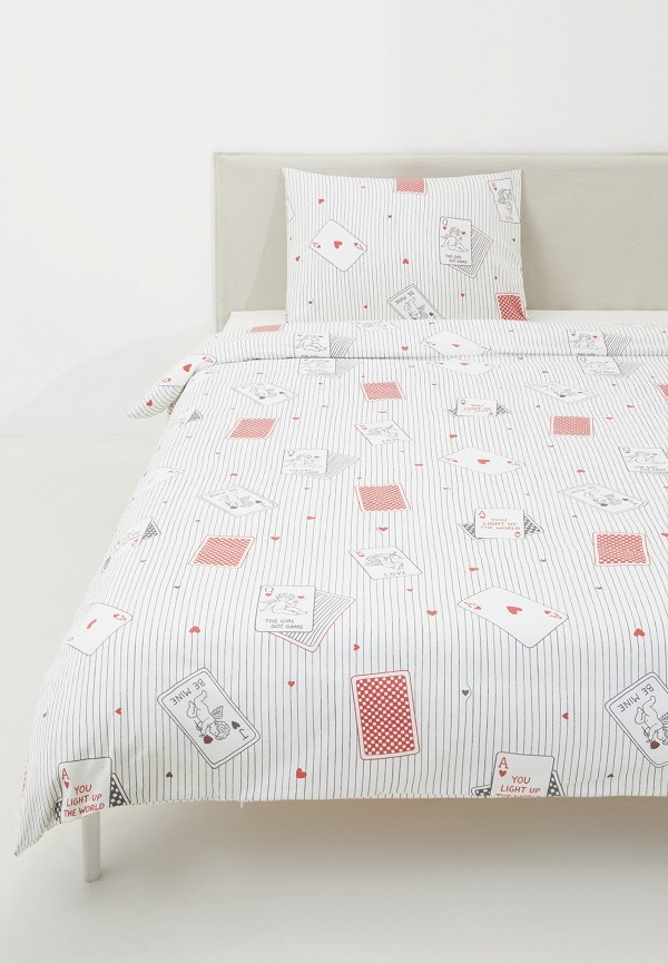 Lamoda Home Постельное белье 1,5-спальное - без простыни, Перкаль - фото 2