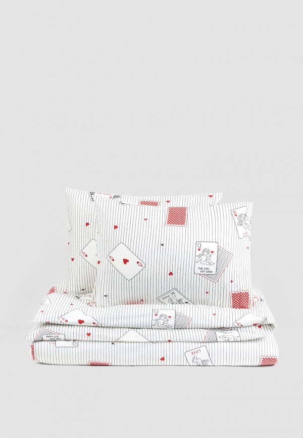 Lamoda Home Постельное белье Евро - без простыни, Перкаль - фото 1