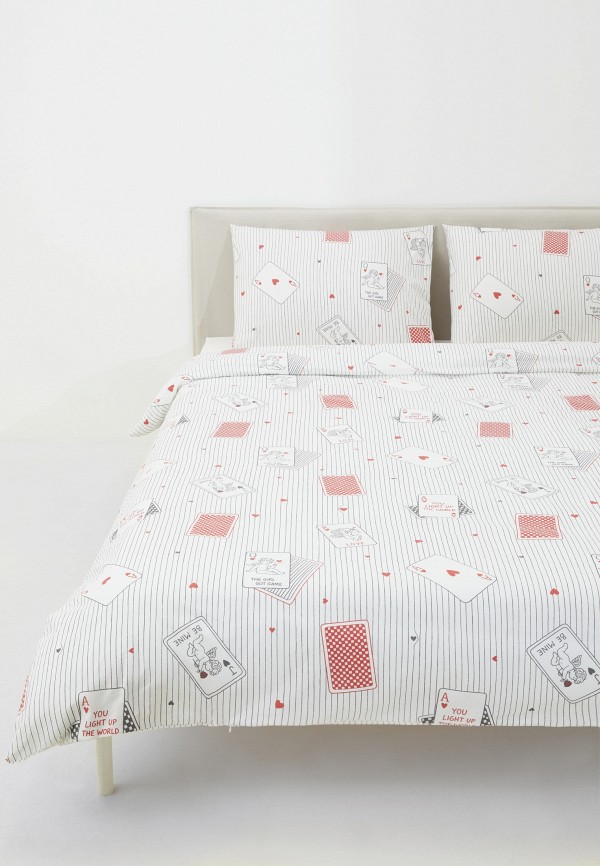 Lamoda Home Постельное белье Евро - без простыни, Перкаль - фото 2