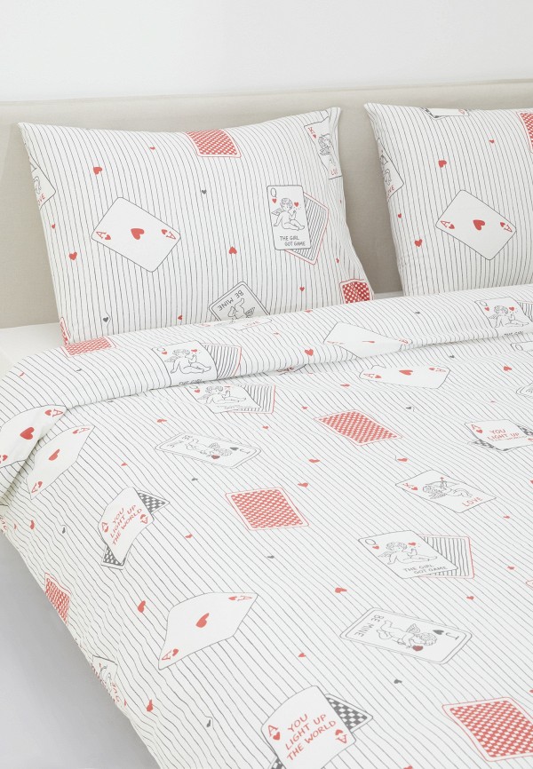 Lamoda Home Постельное белье Евро - без простыни, Перкаль - фото 3