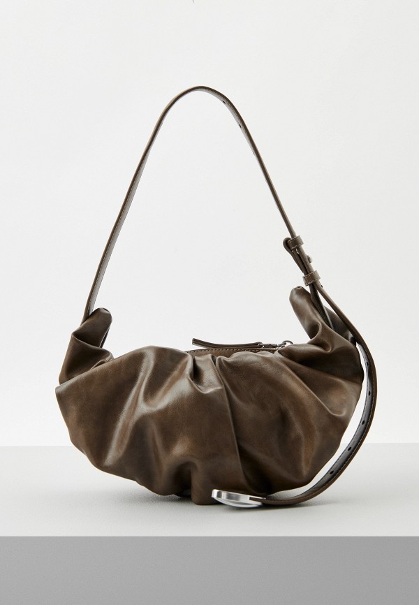 Сумка Diesel GRAB-D HOBO S, цвет: коричневый, RTLAEX596401
