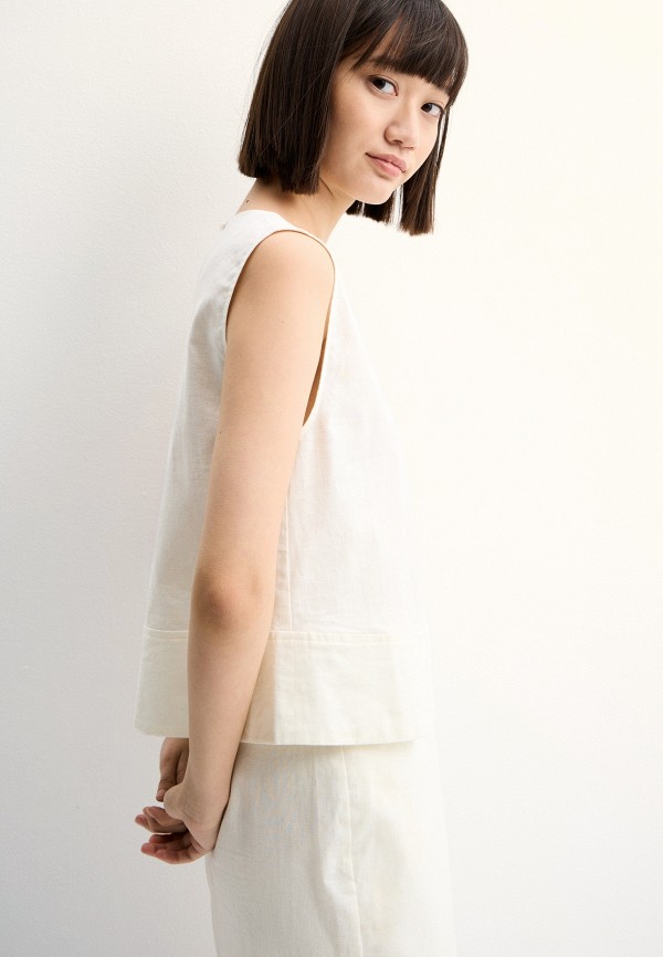 Uset Блуза - из смеси льна с хлопком - фото 4