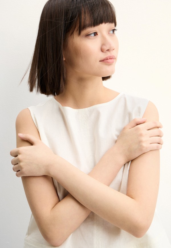 Uset Блуза - из смеси льна с хлопком - фото 5