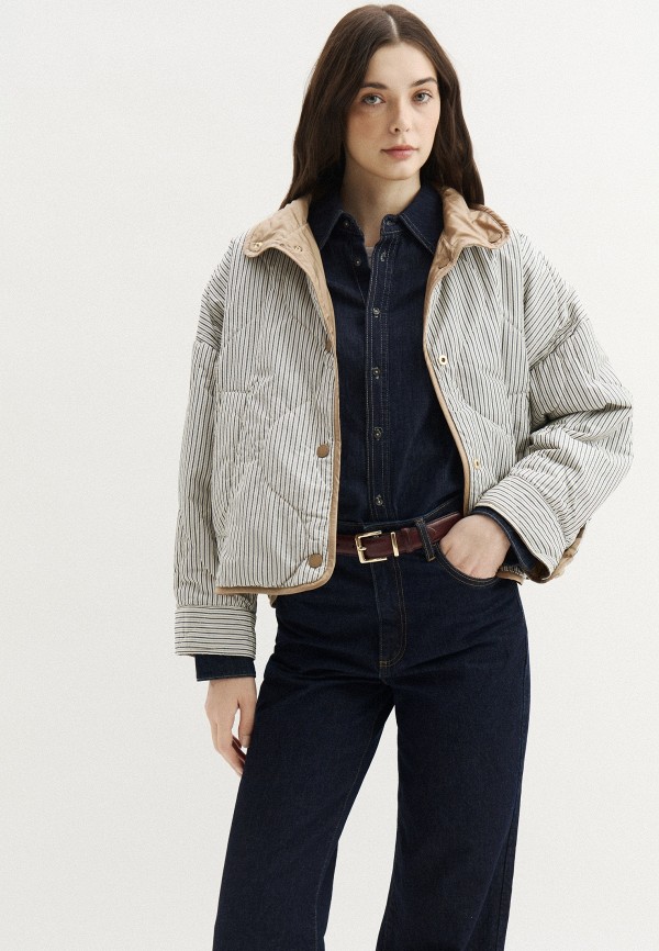 Куртка утепленная Weekend Max Mara WKDSMALTO, цвет: бежевый